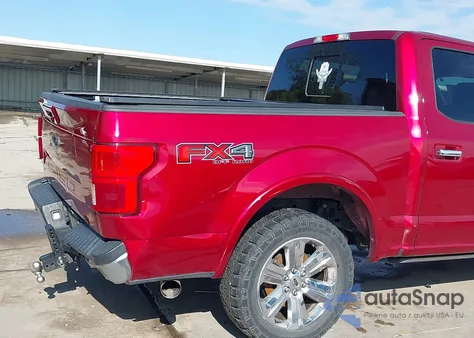 2018 Ford F-150 Lariat z USA, uszkodzony, nr VIN 1FTFW1E11JFC43461